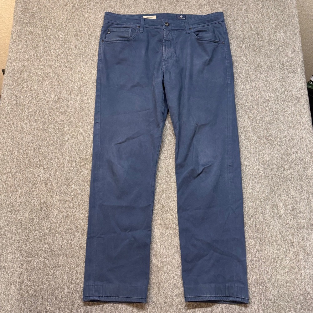 AG Adriano Goldschmied The Graduate Tailored Leg Blue Pants 34x32 1174SUD-SLT
